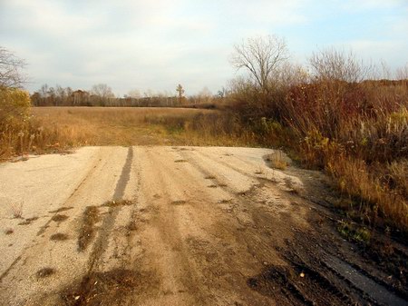 North Drive-In Theatre - Driveway - Photo From Water Winter Wonderland